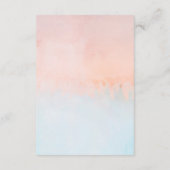 D'accompagnement Carte Enceinte Summer Sunset Watercolor Détails (Dos)