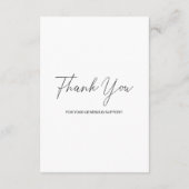 D'accompagnement Carte Enclosur Simple Avec Code QR Pour College Fu (Dos)