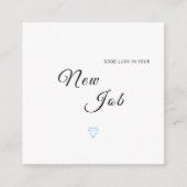 D'accompagnement Carte Félicitations pour bon travail (Devant)