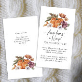 D'accompagnement Carte Fête des mariées de recette automne