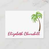 D'accompagnement Carte Flamant rose de fermeture de Noël / étiquett (Dos)