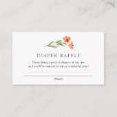 D'accompagnement Carte Fleur sauvage colorée Refroidissement (Devant)
