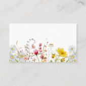 D'accompagnement Carte fleur sauvage de carafe à rabat (Dos)