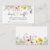 D'accompagnement Carte fleur sauvage de carafe à rabat (Devant / Derrière)