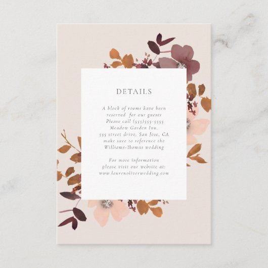 D'accompagnement Carte Garden Love Details (Devant)