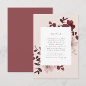 D'accompagnement Carte Garden Love Details (Devant / Derrière)