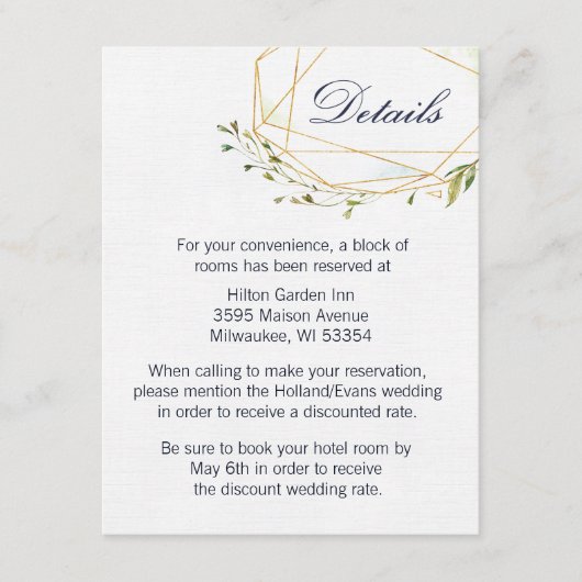 D'accompagnement Carte Geo Envy Détails (Devant)