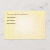 D'accompagnement Carte Gold Blue Ocean Mariage Directions (Dos)