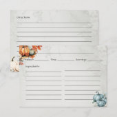 D'accompagnement Carte Gourdegous Basic Recette (Devant / Derrière)