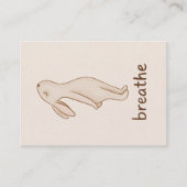 D'accompagnement Carte illustrée Mini Breathe Bunny (Devant)
