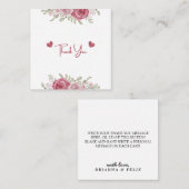 D'accompagnement Carte incluse dans l'enveloppe (Devant / Derrière)