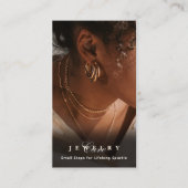 D'accompagnement Carte insert pour bijoux en or neutre moderne (Devant)