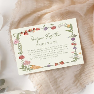 D'accompagnement Carte intérieure pour Baby Shower de mariage Fraîc