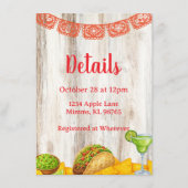 D'accompagnement Carte intérieure pour Baby Shower Rustic Fiesta (Devant)