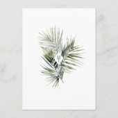 D'accompagnement Carte Itinéraire Tropical, Mariage de destination (Dos)