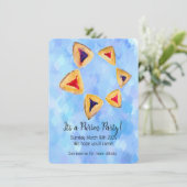 D'accompagnement Carte jointe d'invitation à une fête de Pourim éto (Debout devant)