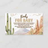 D'accompagnement Carte Livres de bébé Western (Devant)