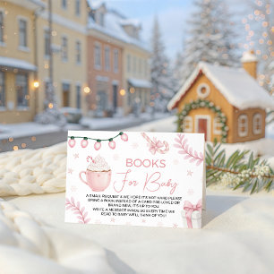D'accompagnement Carte Livres d'Hiver Rose pour Bébé
