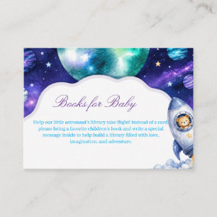 D'accompagnement Carte Livres Fusée Ours en Peluche Aquarelle pour