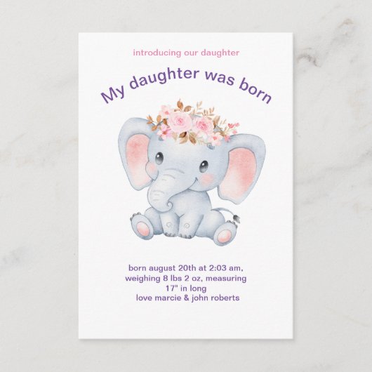 D'accompagnement Carte Ma Belle Fille Anniversaire (Devant)