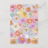 D'accompagnement Carte Mariage colorée (Dos)