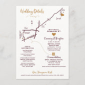 D'accompagnement Carte Mariage de boîtier - MÉGAN DE CONCEPTION PER (Devant)