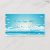 D'accompagnement Carte Mariage du site Web Tropical Beach (Dos)