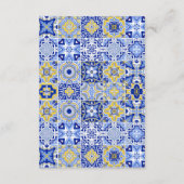 D'accompagnement Carte Mariage Lemon Mediterranean Boho Arch (Dos)