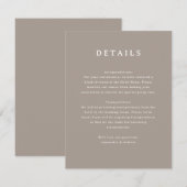 D'accompagnement Carte Mariage Lihue (Devant / Derrière)