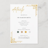 D'accompagnement Carte Mariage philippine Sun - (Devant)