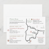 D'accompagnement Carte mariage - POUR LAUREN (Devant / Derrière)