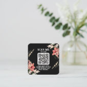 D'accompagnement Carte Mariage QR Code foncé et Moody (Debout devant)