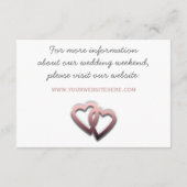 D'accompagnement Carte mariage supplémentaire (Dos)