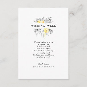 D'accompagnement Carte Mariage Tropical Moderne Wishing Well