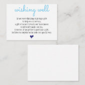 D'accompagnement Carte mariage Wishing Well (Devant / Derrière)