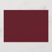 D'accompagnement Carte minimaliste marron élégante (Dos)