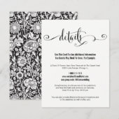 D'accompagnement Carte Modern We Do Script Mariage Details (Devant / Derrière)