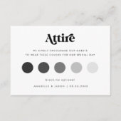 D'accompagnement Carte moderne Retro Mariage Attiré Guest (Devant)