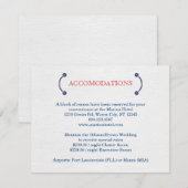 D'accompagnement Carte nautique de logement de mariage de noeud (Devant / Derrière)