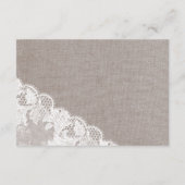 D'accompagnement Carte pourpre d'insertion de fleurs et de détails (Dos)