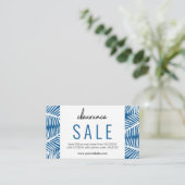 D'accompagnement Carte promotionnelle professionnelle branchée (Debout devant)