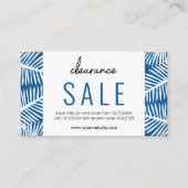 D'accompagnement Carte promotionnelle professionnelle branchée (Devant)