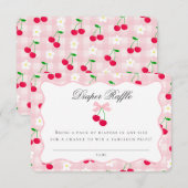 D'accompagnement Carte Raffin Chéri Coquette Rose Coquette Bow (Devant / Derrière)