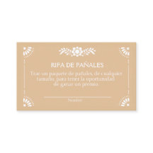 Carte Raffin Cielito Lindo Brown Espagnol Boîtier