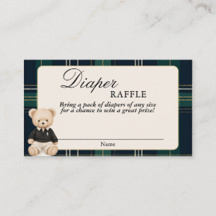 D'accompagnement Carte Raffle Baby shower Lisse De Luxe