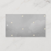 D'accompagnement Carte Raffle Gris Starry Sky Diaper Tickets (Dos)