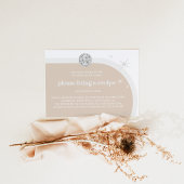 D'accompagnement Carte RECEPE Fête des mariées Disco Argent Retro