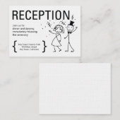 D'accompagnement Carte Réception Mariage Simplement Love (Devant / Derrière)