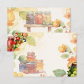 D'accompagnement Carte Recette Blank Marmalade (Devant / Derrière)