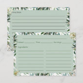 D'accompagnement Carte Recette Olive You (Devant / Derrière)